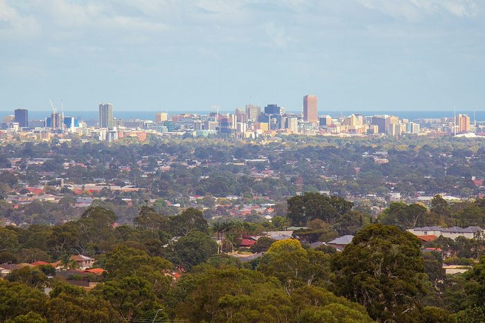 Singles in Adelaide: view of the city