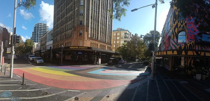 Singles in Darlinghurst: view of the city