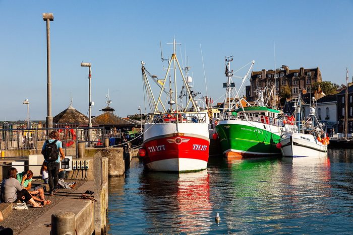 Singles in Padstow: view of the city