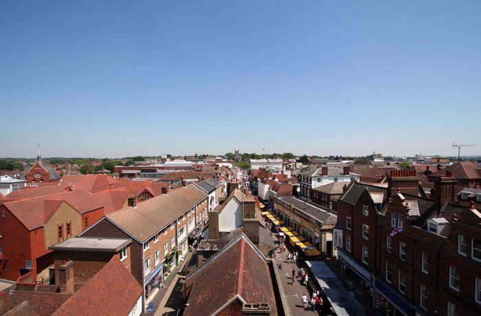 Singles in St Albans: view of the city