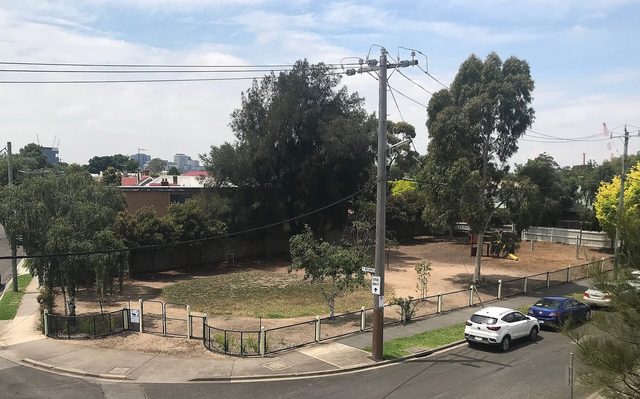 Singles in Yarraville: view of the city