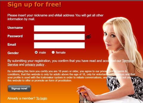 Amateur Community Sign Up