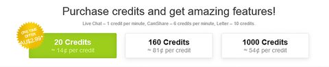 Screenshot of the AnastasiaDate prices