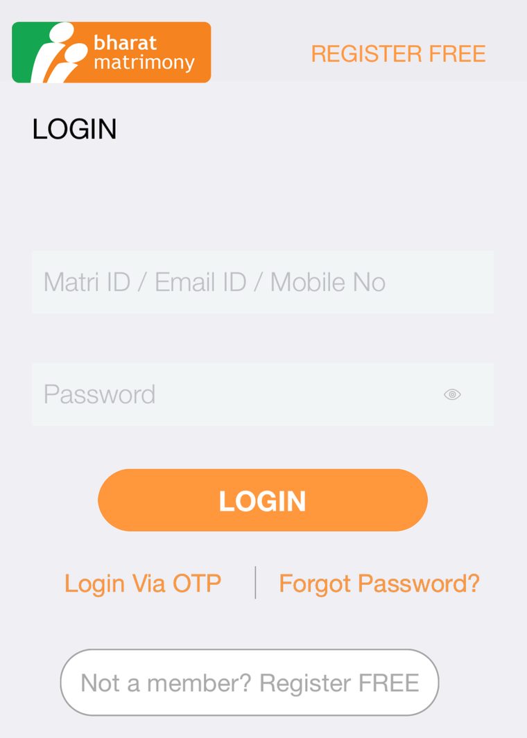 Bharat Matrimony App