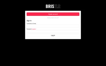 Screenshot of the Bristlr website