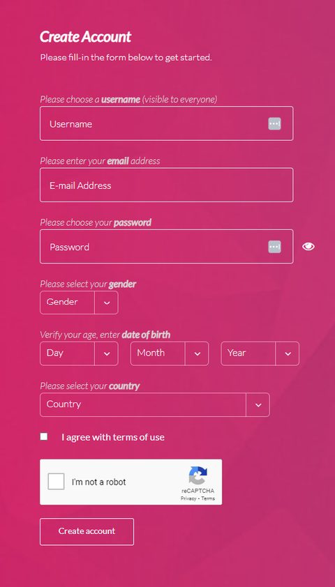 signup
