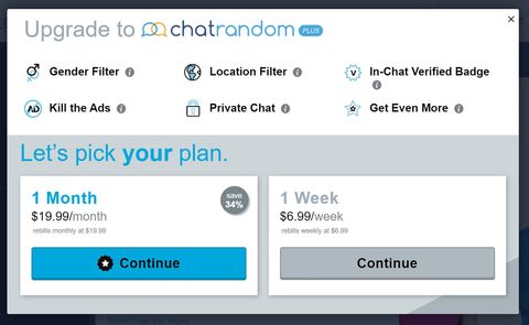 Chatrandom AU Price