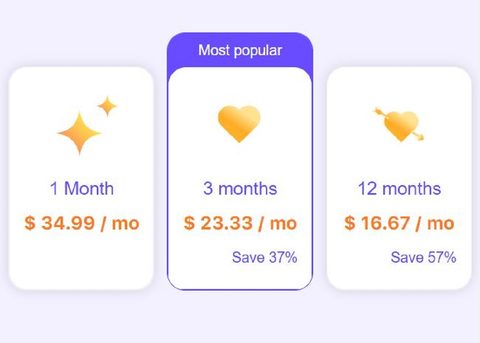 Screenshot of the Dil Mil prices