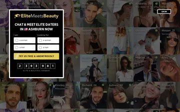 Screenshot of the EliteMeetsBeauty website