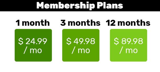 Screenshot of the Farmers Dating Site prices