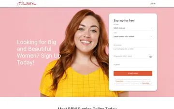 Screenshot of the FindBBWSex website