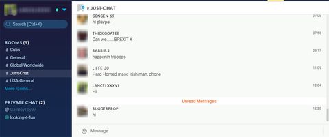 Gaydar Chat Room