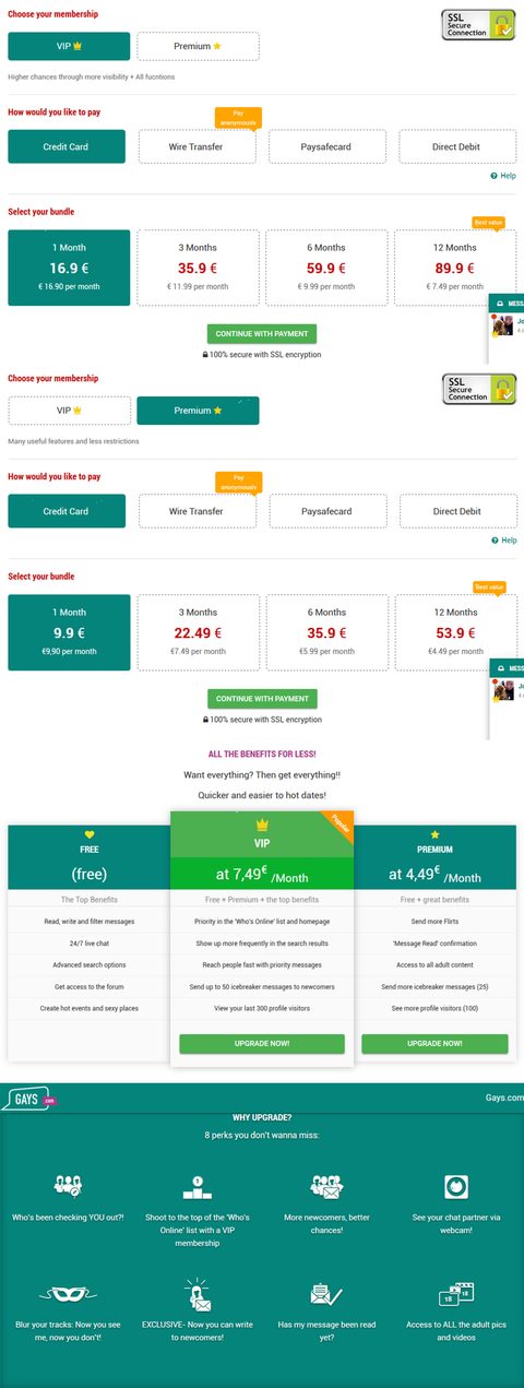 Gays.com AU Price