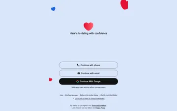 Screenshot of the Hot or Not website