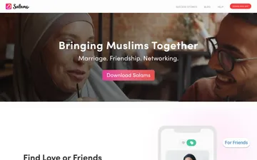 Screenshot of the Minder website