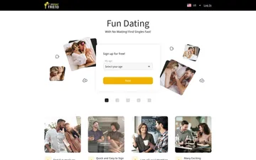 Screenshot of the OneNightFriend website
