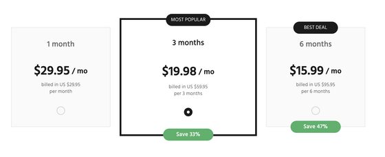 Screenshot of the Positive Singles prices
