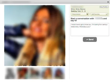 Screenshot of the RussianCupid website