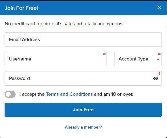 signup