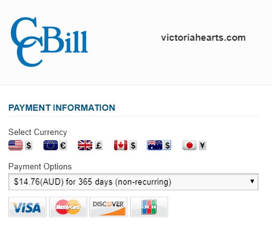 Screenshot of the Victoria Hearts prices