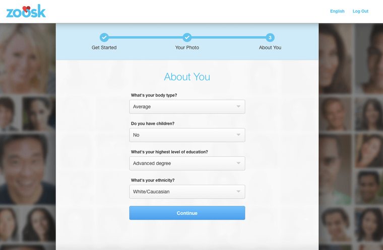 Zoosk Registration