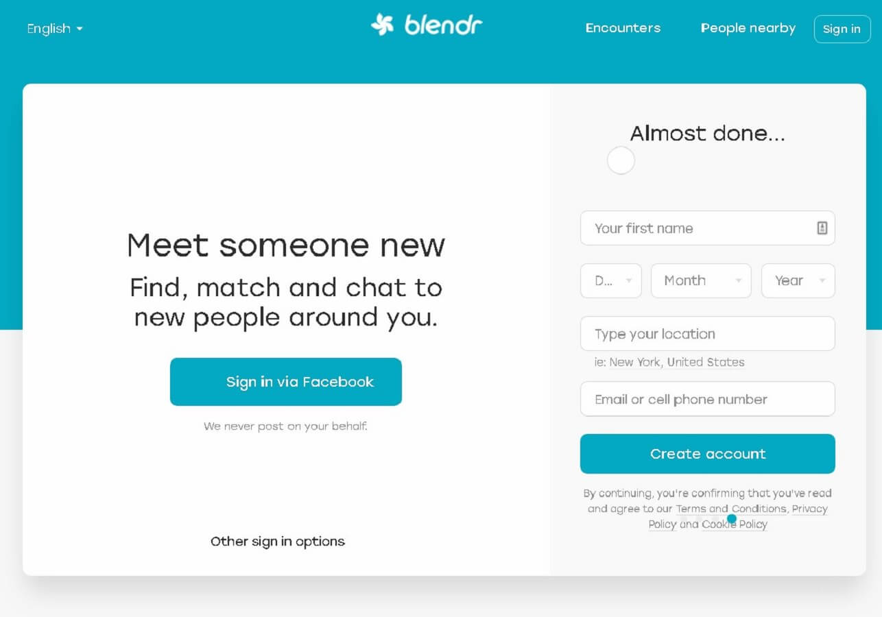 Blender dating app in Perth