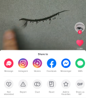 tiktok sharing buttons