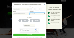 BeautifulPeople Registration