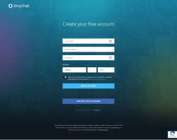 signing up