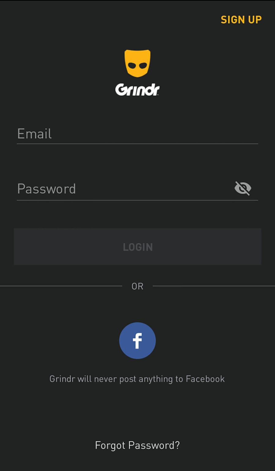 Grindr app the Grindr